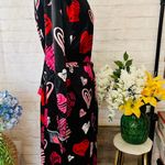 Boutique Black Silk Heart Robe Photo 6