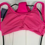 Mosmann Australia Neon Pink One Piece Swimsuit Scoop Neck High Cut Padded Beach Size M Photo 6