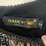 Gold & black beaded dress Photo 1