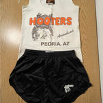 Hooters B28 Women’s Girl Vintage Rare Uniform Tank & Shorts from Peoria Arizona size Xs Photo 0