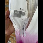 ASOS Pink Premium Cold Shoulder Dip Dye Victoriana dress size 4 Photo 7