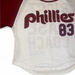 PINK - Victoria's Secret VS PINK 2012 Phillies baseball tee with bedazzled logo Photo 2