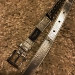 Michael Kors MK 1” silver belt Photo 6