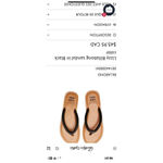 Billabong Lizzy   Women’s sandal in Black color 7.5 Photo 2