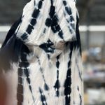 Tie Dye Cardigan L Black Size L Photo 3