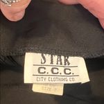 Vintage Star C.C.C junior size 7 black flare back zip dress pants EVC Photo 4