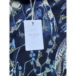 Ted Baker Ted NWT Baker London Black High Neck Printed Bodycon Maxi Dress Size 2 Photo 2