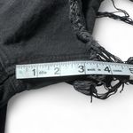 Signature Brand Black Distressed Jean Denim shorts size large Photo 5