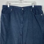 BDG Dark Navy Corduroy High Rise Mom Pants Photo 5