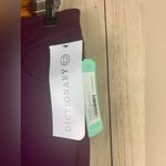 Dictionary Dark Purple Thick Legging‎ Pants size 10 Photo 1