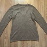 Karen Scott Cable Knit Sweater Cardigan Tan Women’s Size M Cottagecore Textured Photo 7