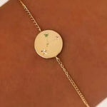 Boutique NEW “Taurus” Gold Filled Zodiac‎ Constellation Bracelet, 6-8” Photo 0