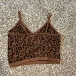 Bozzolo Brown Cheetah/Leopard tank top Photo 1