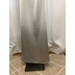Theia Alaina One Shoulder Gown Dress Silvershade Satin Size 4 NWT Flattering Silver Photo 5