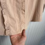 Allegra K  Pink Ruffle Long Sleeve Lightweight Top  N36 Photo 2