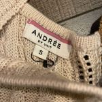 Andrée NWT Bold Adventures Camel Brown Leopard Sweater Small Photo 5