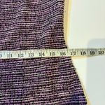 Karl Lagerfeld  Purple Tweed stretch  Midi Dress size 8 Photo 8