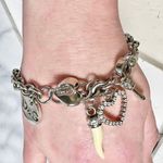 Dolce & Gabbana Silver and Crystal Adjustable Charm Bracelet Photo 0