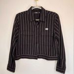 Obey  Lightweight Striped Shirt Jacket Size S Photo 0