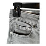 Gap  Jeans Women 26 Gray Denim Vintage Slim Sky High Ankle Raw Hem Streetwear Photo 6