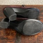 Dansko Brown Tara Suede and Leather Mary Jane Heels Size 38 Photo 5