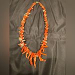 Stunning Natural Coral Branch Necklace Photo 3
