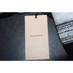 Halogen Womens Gray Black Striped Knit Crew Neck Short Sleeve Sweater Size S NWT Photo 6