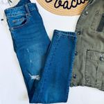 Aeropostale  Distressed High Waisted Cropped Jegging Denim Midwash Photo 1