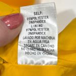 TCEC  Yellow Ruched Peplum Blouse Photo 11