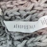 Aeropostale  Gray Chunky Knit Scarf One Size Light Gray Knit Infinity Scarf Photo 3