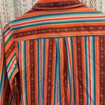 Rowdy Crowd Clothing Women's Button Up Southwest Cowboy Shirt Size S Orange Photo 5