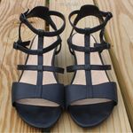Clarks Women’s Black Parramatta Spice Platform Sandal Sz 8.5 Photo 1