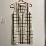Theory  Adraya Plaid Virgin Wool Sleeveless Shift Mini Dress Size 2 Photo 3