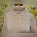 Derek Heart Women's Pink Turtleneck Sweater fitted size M Photo 3