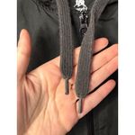 Disney  Parks Minnie Mouse Women's M Black Polka Dot Hooded Windbreaker 22x26.5 Photo 4