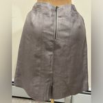 Nic & Toe Metallic Taupe Color.Lined. Zipper Closure In The Back. Sz 14. Silver Photo 3