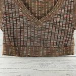 BDG Piper Brown Ribbed V Neck Knit Crop Top Size M Photo 6