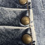 Retrofête Retrofete Megh Strapless pleated Denim Mini Dress Marble Sky Button Front XS Photo 8