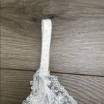 For Love & Lemons Evie Daisy Triangle Bralette Bridal White Size Small Photo 3