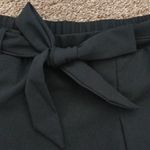 Haute Monde Pleated Black Tie Waist Skort Size Large Photo 2