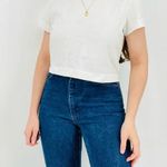 Lee vtg granola girl  high rise high waisted straight leg medium wash denim jeans Photo 0