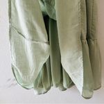 By the River Boho Lace Babydoll Dress Green Size M Photo 4