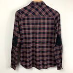 Scotch & Soda  Maison Scotch Red Plaid Shirt Crochet Elbows Photo 5