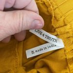 Live 4 Truth  button down skirt XL mustard yellow Photo 4