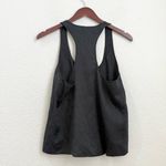 Victoria's Secret VS Victoria’s Secret Black All Over Print Satin Tank Top Size S Photo 2