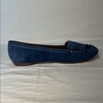 Lands' End  Women's Navy Suede Loafers size 7H (7.5) Photo 6