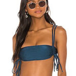 Revolve Tularosa Juliana‎ Swim Bikini Top in Deep Sea Sz S Photo 0
