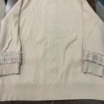 Doncaster  Collection Ribbed Cardigan Womens Plus Size 3W (3X) Embellished Fringe Photo 5