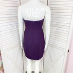 Max and Cleo  Rhinestone Detail Strapless‎ Sheath Dress Purple 2 Photo 3