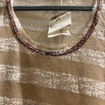 Hem & Thread  Tan and White Striped Tank Top Photo 1